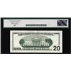 Image 2 : 2001 $20 Federal Reserve Note Insufficient Inking Error Legacy Extremely Fine 40