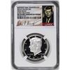 Image 1 : 2014-S High Relief Kennedy Half Dollar Coin NGC SP69 DPL Enhanced Finish Kennedy Signed