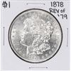 Image 1 : 1878 Rev of 79' $1 Morgan Silver Dollar Coin