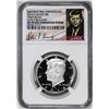 Image 1 : 2014-S High Relief Kennedy Half Dollar Coin NGC SP69 DPL Enhanced Finish Kennedy Signed