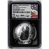 Image 1 : 2019-P $1 Proof Apollo 11 Commemorative Silver Dollar Coin NGC PF70 UC Iskowitz Signed