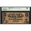 Image 1 : 1856 $10 Bank of Georgetown South Carolina Obsolete Note Legacy Very Fine 30