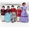 Image 1 : 5 Native American Navajo Cloth Dolls by F. Jim