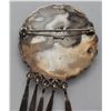 Image 2 : Native American Navajo Sterling Onyx Pin
