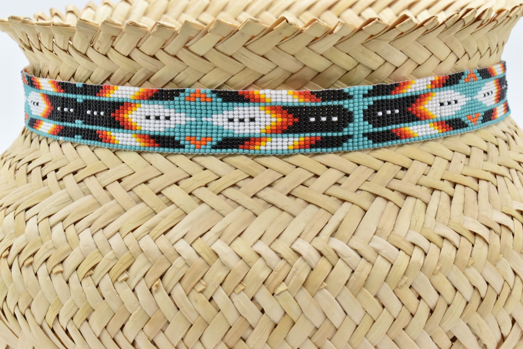 3 Native American Beaded Headbands