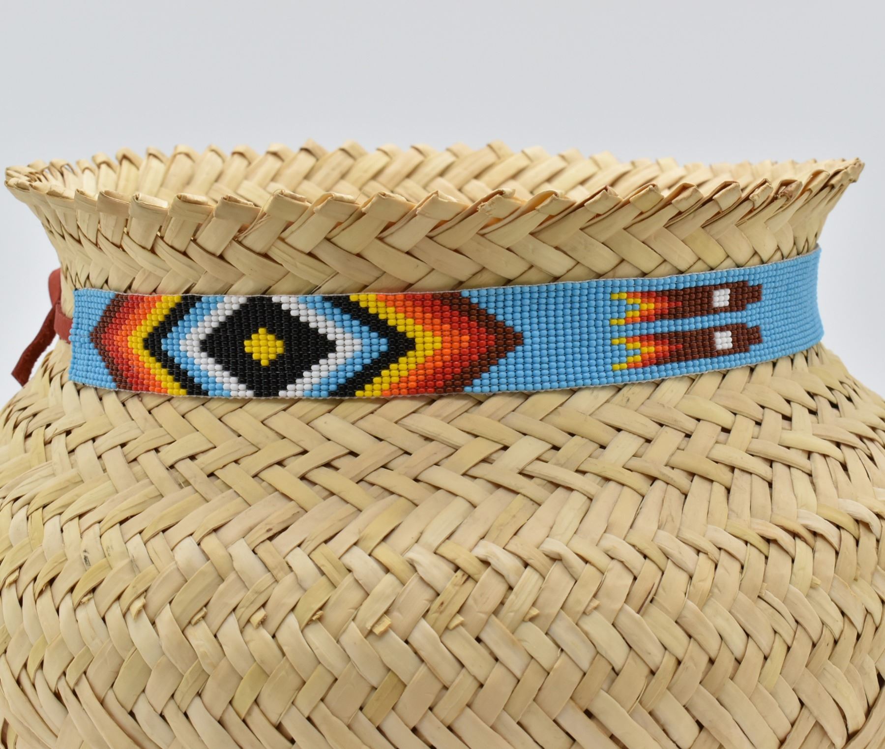 3 Native American Beaded Headbands