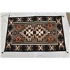 Image 1 : New Southwestern Wool Trading Post Textile Rug