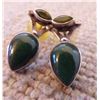 Image 2 : Sajen Sterling Jade and Peridot Post Earrings