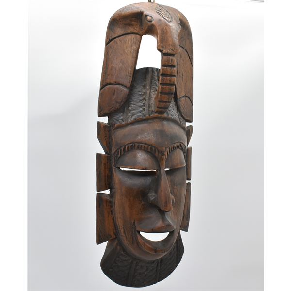 African Carved Sese Wood Mask