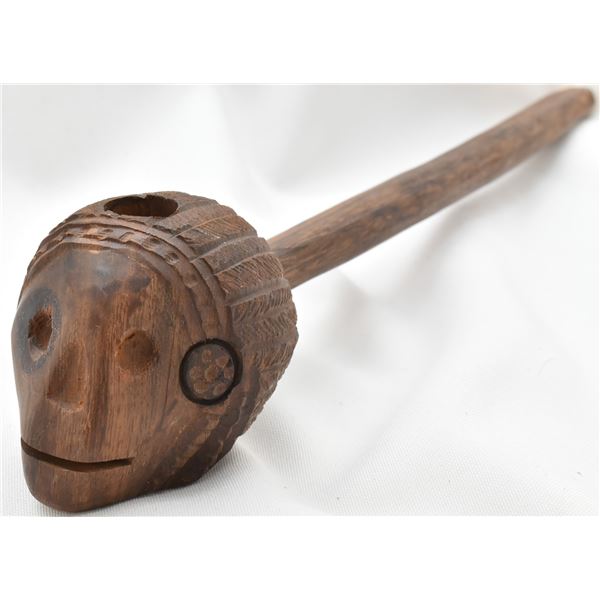 Carved Desert Ironwood Pipe