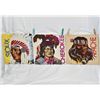 Image 1 : 3 Native American Themed Needlepoint Panels