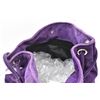Image 3 : Italian Donini Purple Suede Leather Bucket Purse