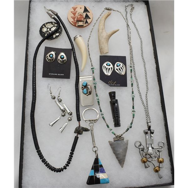 Collection of Jewelry, Some Native American