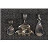 Image 2 : THREE STERLING SILVER PENDANTS