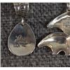 Image 3 : THREE STERLING SILVER PENDANTS