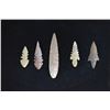Image 2 : FIVE ANASAZI INDIAN ARROWHEADS