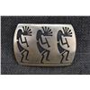 Image 1 : HOPI INDIAN SILVER BUCKLE