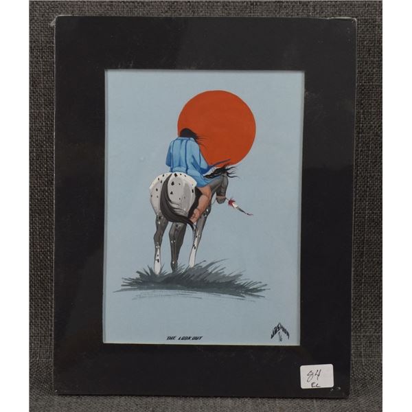 SEMINOLE INDIAN PAINTING BY LEE JOSHUA