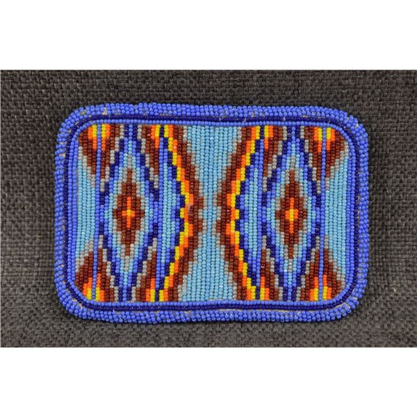 PLAINS INDIAN BEADED BUCKLE