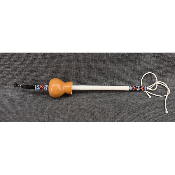 PLAINS INDIAN PEYOTE RATTLE