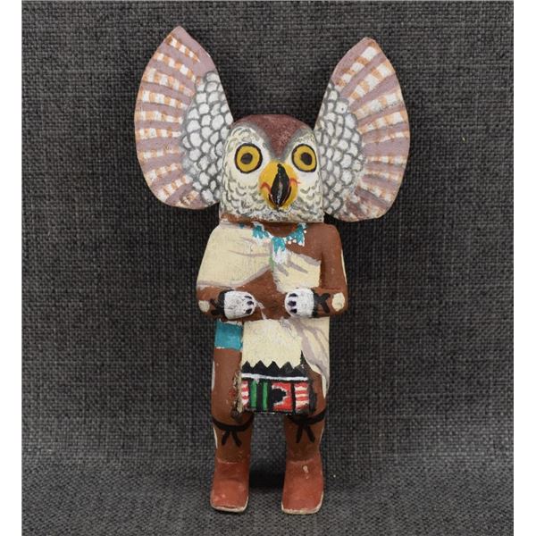 HOPI INDIAN OWL KACHINA BY NEIL DAVID
