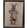 Image 1 : HOPI INDIAN DRAWING BY NEIL DAVID
