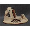 Image 4 : JEMEZ POTTERY FIREPLACE SIGNED AF