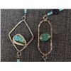 Image 5 : NAVAJO INDIAN SILVER AND TURQOUSIE NECKLACE BY MARY & EVERETT TELLER