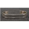 Image 1 : NAVAJO INDIAN STERLING SILVER BRACELET BY TAHE
