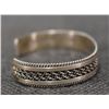 Image 3 : NAVAJO INDIAN STERLING SILVER BRACELET BY TAHE