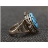 Image 3 : NAVAJO INDIAN STERLING SILVER AND TURQOUISE RING F.C.
