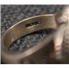 Image 6 : NAVAJO INDIAN STERLING SILVER AND TURQOUISE RING F.C.
