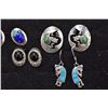 Image 4 : GROUP OF SOUTHWEST STYLE EARRINGS