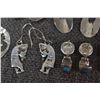 Image 6 : GROUP OF SOUTHWEST STYLE EARRINGS