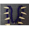 Image 4 : TRADE BEAD AND TOOTH NECKLACE