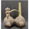 Image 3 : PERUVIAN DOUBLE LOBE POTTERY CANTEEN