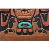 Image 2 : TLINGIT INDIAN WOODEN WALL PLAQUE BY RICK HORTON