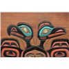 Image 4 : TLINGIT INDIAN WOODEN WALL PLAQUE BY RICK HORTON