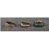Image 2 : THREE NAVAJO SILVER RINGS