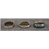 Image 3 : THREE NAVAJO SILVER RINGS