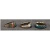 Image 4 : THREE NAVAJO SILVER RINGS