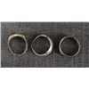 Image 5 : THREE NAVAJO SILVER RINGS