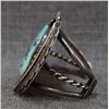 Image 2 : NAVAJO SILVER AND TURQOUISE BRACELET