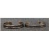 Image 1 : TWO NAVAJO INDIAN STERLING SILVER BRACELETS