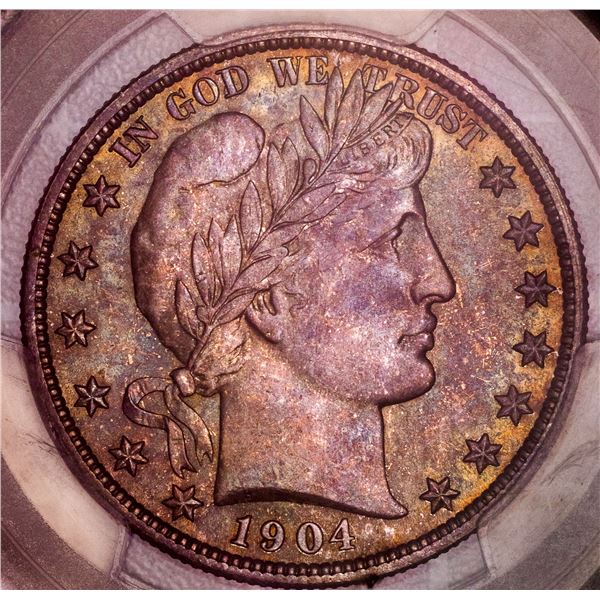 1904-S Barber Half Dollar PCGS MS67 CAC