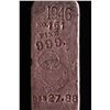 Image 1 : 1946 Philadelphia Mint Silver Ingot. 27.88 Ounces