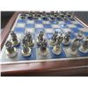 Image 2 : Pewter Chess Game - Civil War Pieces
