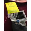 Image 1 : 14K WG Blue Topaz Ring 3.7g