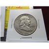 Image 3 : 1942 Silver Walking Liberty Half Dollar, 1958-D Silver Franklin Half Dollar (2)