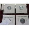 Image 3 : Jefferson Nickel (6), Steel War Penny (6), Old Lincoln Cent (8)